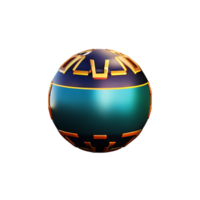 tribal 3d renderen icoon illustratie png