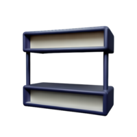 shelf 3d rendering icon illustration png