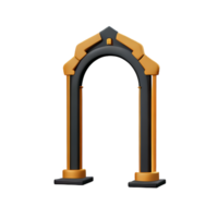 porte 3d le rendu icône illustration png