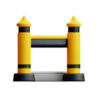 poort 3d renderen icoon illustratie png