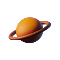 solar sistema 3d representación icono ilustración png