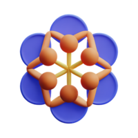 mandala achtergrond 3d renderen icoon illustratie png