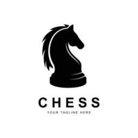 chess logo vector icon illustration design