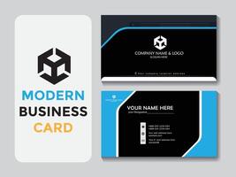 Vector creative modern professional business card template design