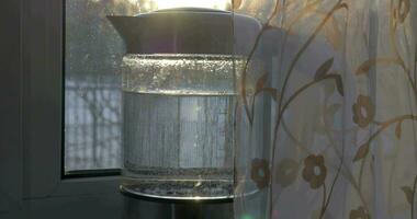 vaso tetera calefacción agua video