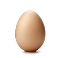 Egg. Isolated on white background. AI Generative photo