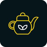 Teapot Vector Icon Design