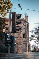 Abandoned building old architecture concept photo