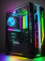 Colorful Super computer photo