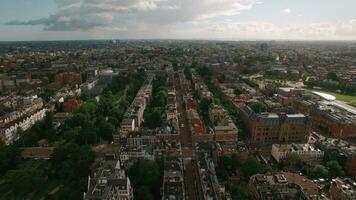 Aerial panoramic view of Amsterdam, Netherlands video