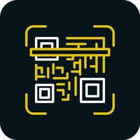 Qr code scan Vector Icon Design