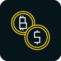 Cryptocurrency Vector Icon Design