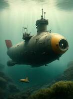 sub marina debajo agua foto