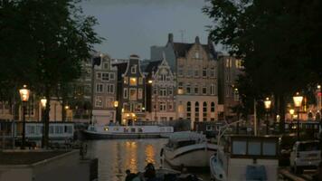 Romantic evening Amsterdam video