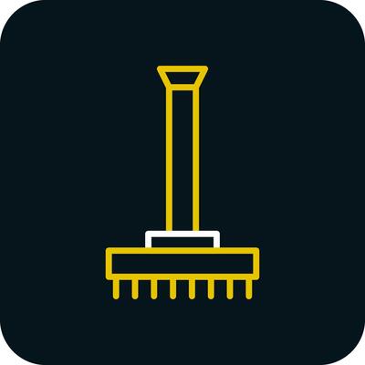 Rake Vector Icon Design