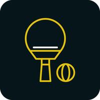 Ping Pong Vector Icon Design