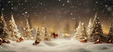 Holiday background with Christmas tree photo