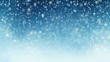 Blue snowy background photo