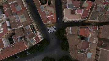 vliegend over- serranos torens in valencia, Spanje video