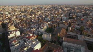 Architecture of Valencia, aerial view video