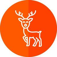 Reindeer Vector Icon Design