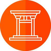 Torii gate Vector Icon Design