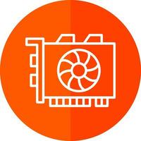 Gpu mining Vector Icon Design