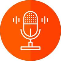 Audio recorder Vector Icon Design