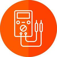 Voltmeter Vector Icon Design