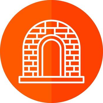 diseño de icono de vector de iglú