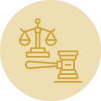 Court Vector Icon Design