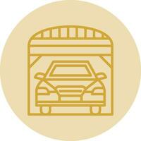 Garage Vector Icon Design