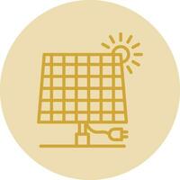 Solar panel Vector Icon Design