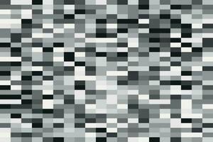 Pattern of black, white and gray rectangles vector