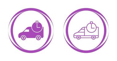 Time Based Delivery Vector Icon