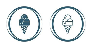 icono de vector de helado