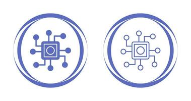 icono de vector de circuito