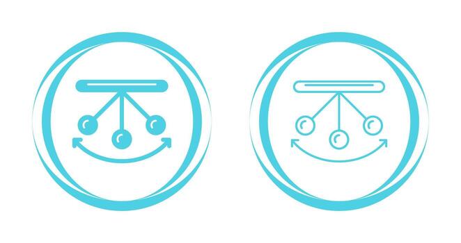 icono de vector de péndulo