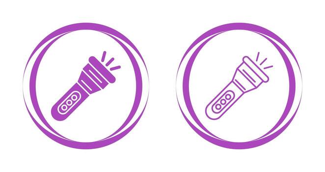 Flashlight Vector Icon