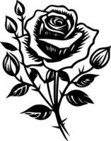 Roses - High Quality Vector Logo - Vector illustration ideal for T-shirt graphic