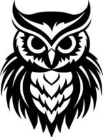 Owl - Minimalist and Flat Logo - Vector illustration