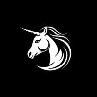 Unicorn, Minimalist and Simple Silhouette - Vector illustration