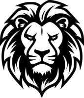 Lion - Minimalist and Flat Logo - Vector illustration