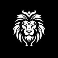 Lion, Minimalist and Simple Silhouette - Vector illustration