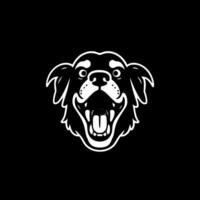 Dog - Minimalist and Flat Logo - Vector illustration