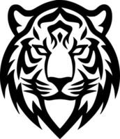 Tiger - Minimalist and Flat Logo - Vector illustration