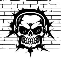 Skull - High Quality Vector Logo - Vector illustration ideal for T-shirt graphic