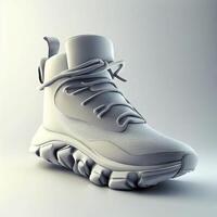 Jogger Shoes 3d Design. AI Generative photo