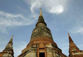 World heritage Thailand Buddha Ayutthaya Wat Chai Wattanaram photo