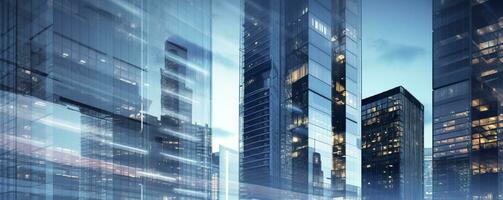 Business background, innovation and high tech. Generative AI photo